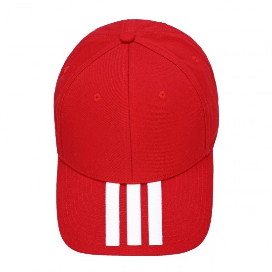 Ολυμπιακός καπέλο ρίγες adidas, κόκκινο