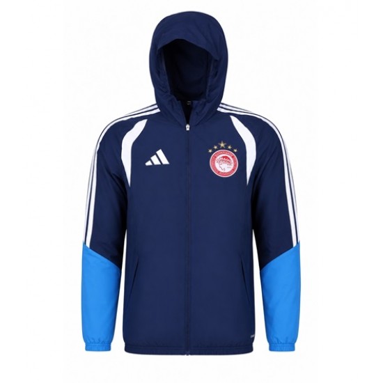 Ολυμπιακός 2026/27 all weather jacket Adidas κέντημα ,κόκκινη