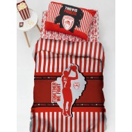 OLYMPIACOS Σετ σεντόνια ημίδιπλα 170 x 260 cm Palamaiki