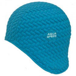 Swimming cap Aqua-Speed latex Bombastic Tic-Tac blue