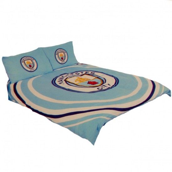 Σετ διπλής παπλωματοθήκης 200 x 200 εκ. Manchester City FC PL