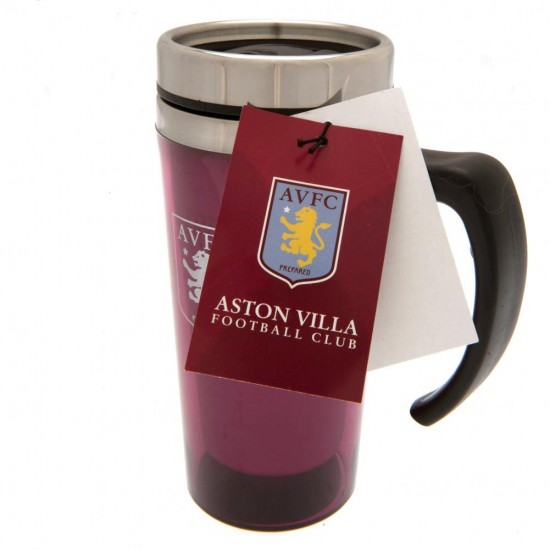 Ανοξείδωτη κούπα ταξιδιού με χερούλι Aston Villa FC