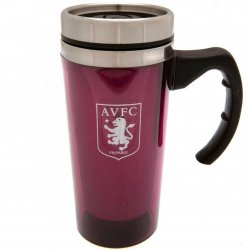 Ανοξείδωτη κούπα ταξιδιού με χερούλι Aston Villa FC