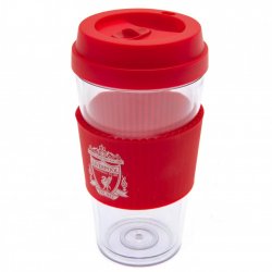 Διάφανο ποτήρι ταξιδιού 400ml Liverpool FC CR