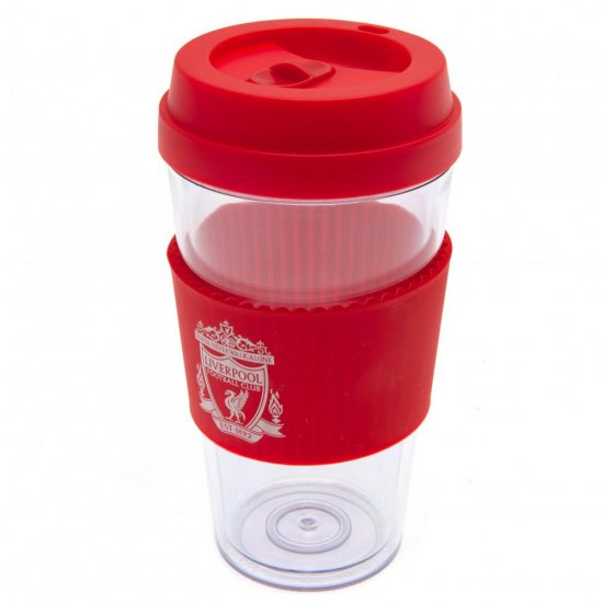 Διάφανο ποτήρι ταξιδιού 400ml Liverpool FC CR