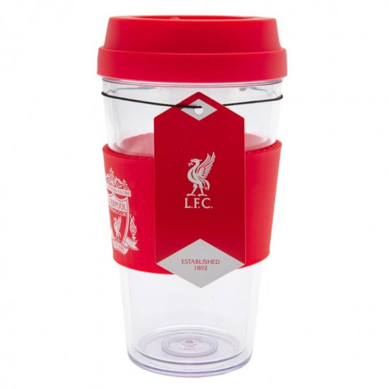 Διάφανο ποτήρι ταξιδιού 400ml Liverpool FC CR