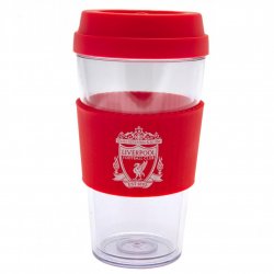 Διάφανο ποτήρι ταξιδιού 400ml Liverpool FC CR