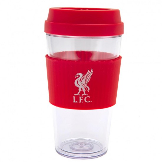 Διάφανο ποτήρι ταξιδιού 400ml Liverpool FC LB
