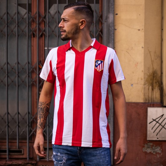 Atletico de Madrid 1985 - 86 Retro Football Shirt