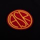 AS Roma Black Taper T-Shirt