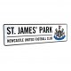 Newcastle United FC Window Sign