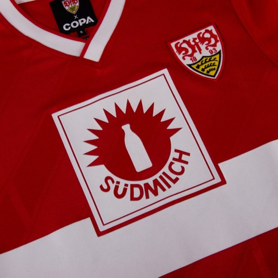VfB Stuttgart 1987 - 89 Away Retro Football Shirt