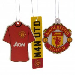 Αρωματικό αυτοκινήτου 3 τμχ. Manchester United FC