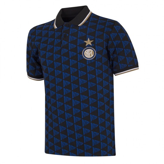 FC Internazionale All Over Pattern Polo