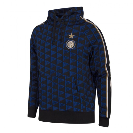 FC Internazionale All Over Pattern Hooded Sweater