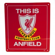 Διακοσμητική μεταλλική πινακίδα Λίβερπουλ This is Anfield