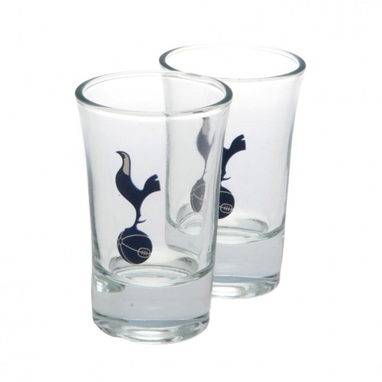 Σετ 2 τμχ. γυάλινα σφηνάκια Tottenham Hotspur FC
