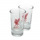 Σετ 2 τμχ. γυάλινα σφηνάκια Liverpool FC
