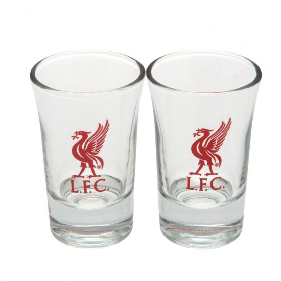 Σετ 2 τμχ. γυάλινα σφηνάκια Liverpool FC