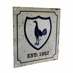 Tottenham Hotspur FC Retro Logo Sign