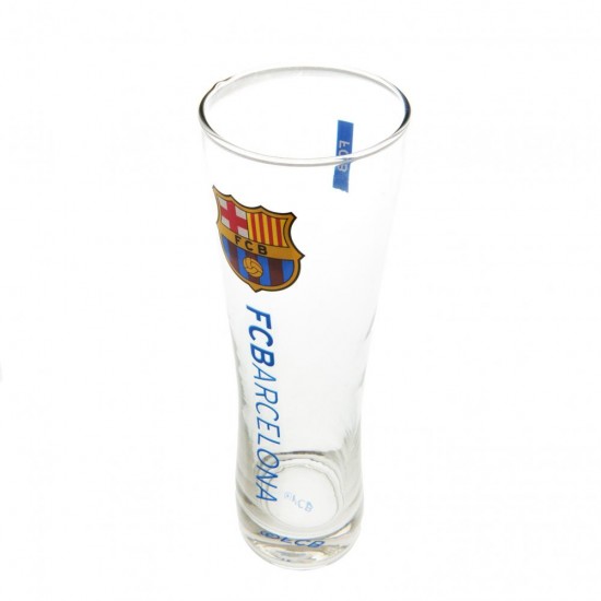 Γυάλινο ψηλό ποτήρι μπύρας 570ml FC Barcelona
