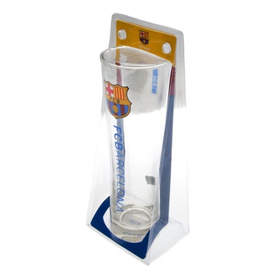 Γυάλινο ψηλό ποτήρι μπύρας 570ml FC Barcelona