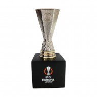 UEFA Europa League τρισδιάστατη μινιατούρα τροπαίου σε ξύλινη βάση (70mm)