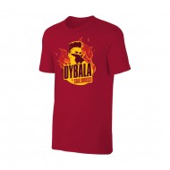 Ρόμα μπλουζάκι 'DYBALA the GIALLOROSSI', βυσσινί