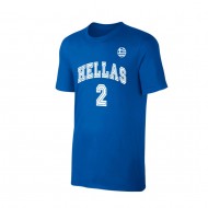 Εθνική Ελλάδας μπάσκετ 2022 μπλουζάκι No2, μπλε