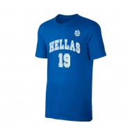 Εθνική Ελλάδας μπάσκετ 2022 μπλουζάκι No19, μπλε