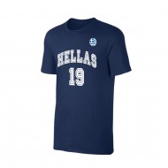 Εθνική Ελλάδας μπάσκετ 2022 μπλουζάκι No19, σκούρο μπλε