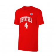 Croatia NT basketball 2022 t-shirt - PETROVIĆ, red