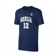 Serbia NT basketball 2022 t-shirt - DIVAC, dark blue
