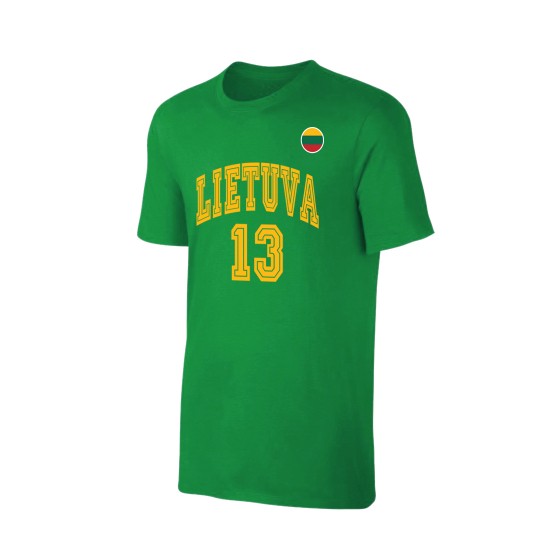Εθνική Λιθουανία μπάσκετ 2022 μπλουζάκι - ΜΑΡΤΣΟΥΛΙOΝΙΣ, πράσινο