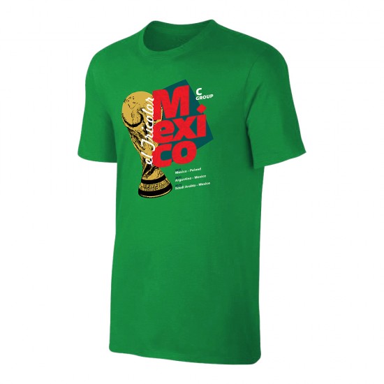 Mexico WC2022 ''Group C' t-shirt - PINEDA, green