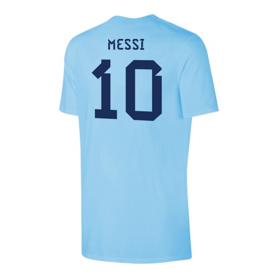 Argentina WC2022 ''Group C' t-shirt - MESSI, light blue