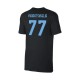 Napoli 'SCARF' t-shirt -  KVARATSKHELIA, black