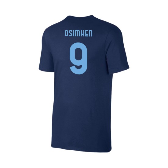 Napoli 'SCARF' t-shirt - OSIMHEN, dark blue