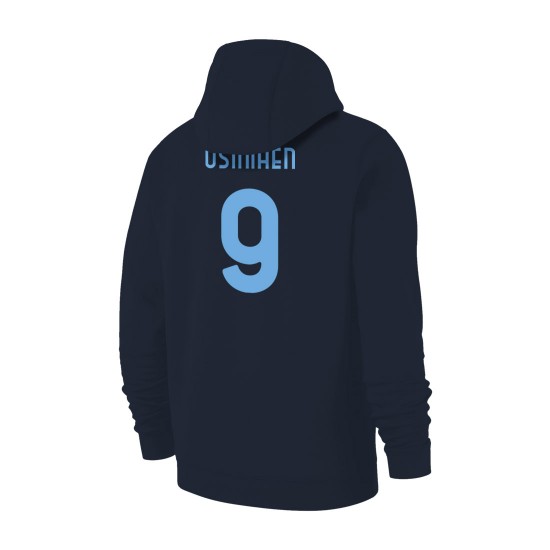 Napoli 'SCARF' footer with hood - OSIMHEN, dark blue