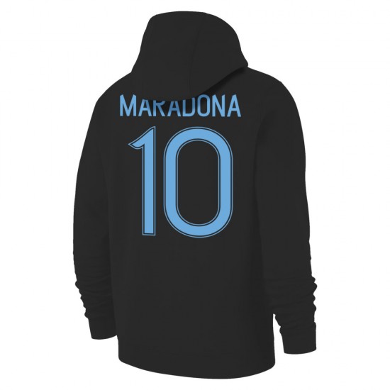 Argentina WC2022 'COLORS' footer with hood - MARADONA, black