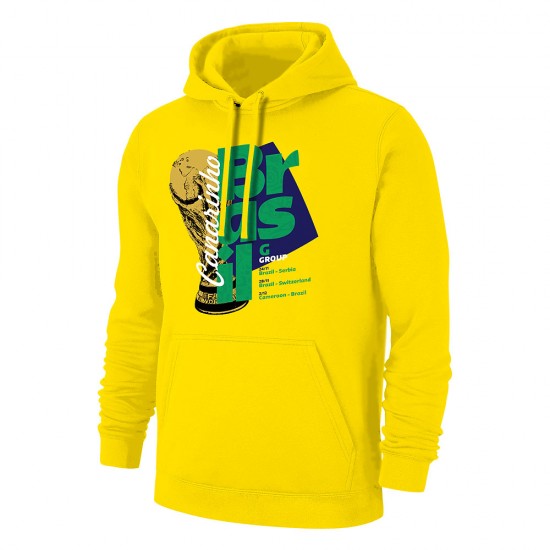 Brasil WC2022 'Group G' footer with hood - NEYMAR, yellow