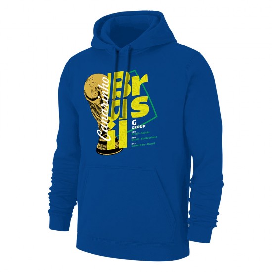 Brasil WC2022 'Group G' footer with hood - NEYMAR, blue