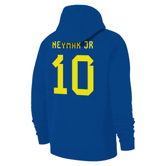 Brasil WC2022 'Group G' footer with hood - NEYMAR, blue