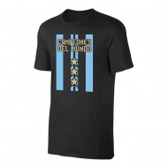 Αργεντινή μπλουζάκι 'CAMPEONES DEL MUNDO', μαύρο
