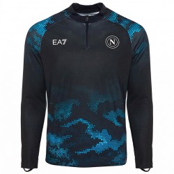 Νάπολι EA7 Emporio Armani ανδρική μπλούζα φούτερ, μπλε