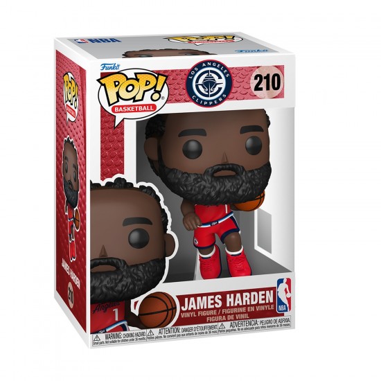 Los Angeles Clippers Funko Pop! James Harden #210 vinyl figure