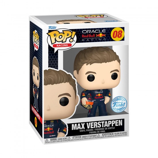 Red Bull Racing F1 φιγούρα Funko Pop! Max Verstappen με κράνος #08