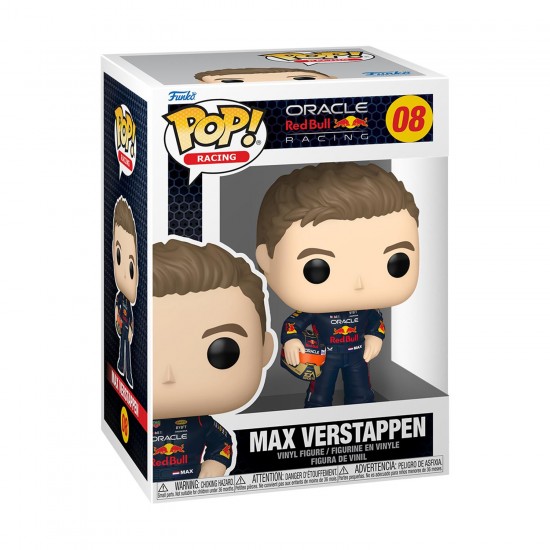 Red Bull Racing F1 φιγούρα Funko Pop! Max Verstappen με κράνος #08