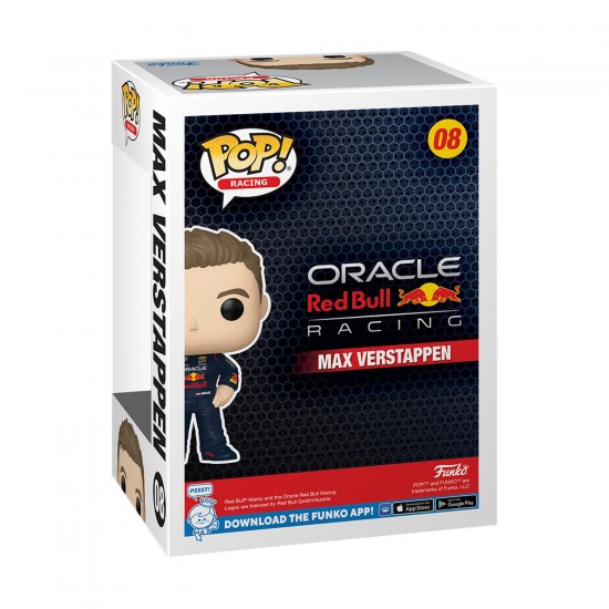 Red Bull Racing F1 φιγούρα Funko Pop! Max Verstappen με κράνος #08