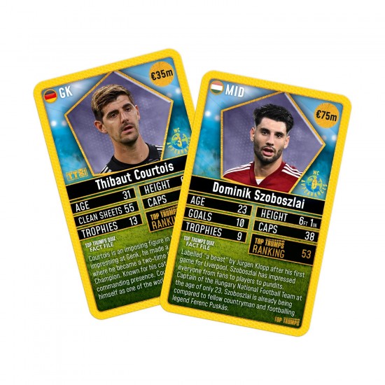 Top Trumps World Football Stars 2024 «The Top 200», τράπουλα 2